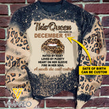 DECEMBER GIRL CAN'T CONTROL BLEACHED SWEATSHIRT PRINTED