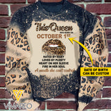 OCTOBER GIRL CAN'T CONTROL BLEACHED SWEATSHIRT PRINTED