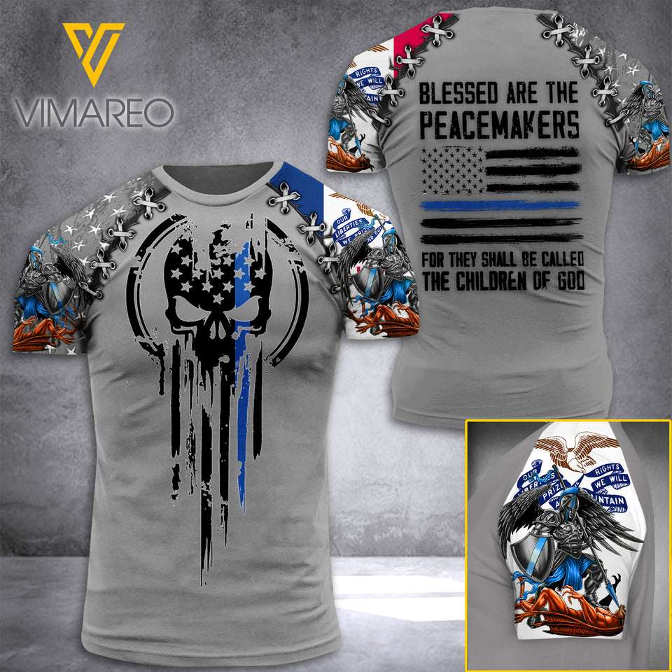 IOWA PEACEMAKERS TSHIRT 3D PRINTED JUL-NL29
