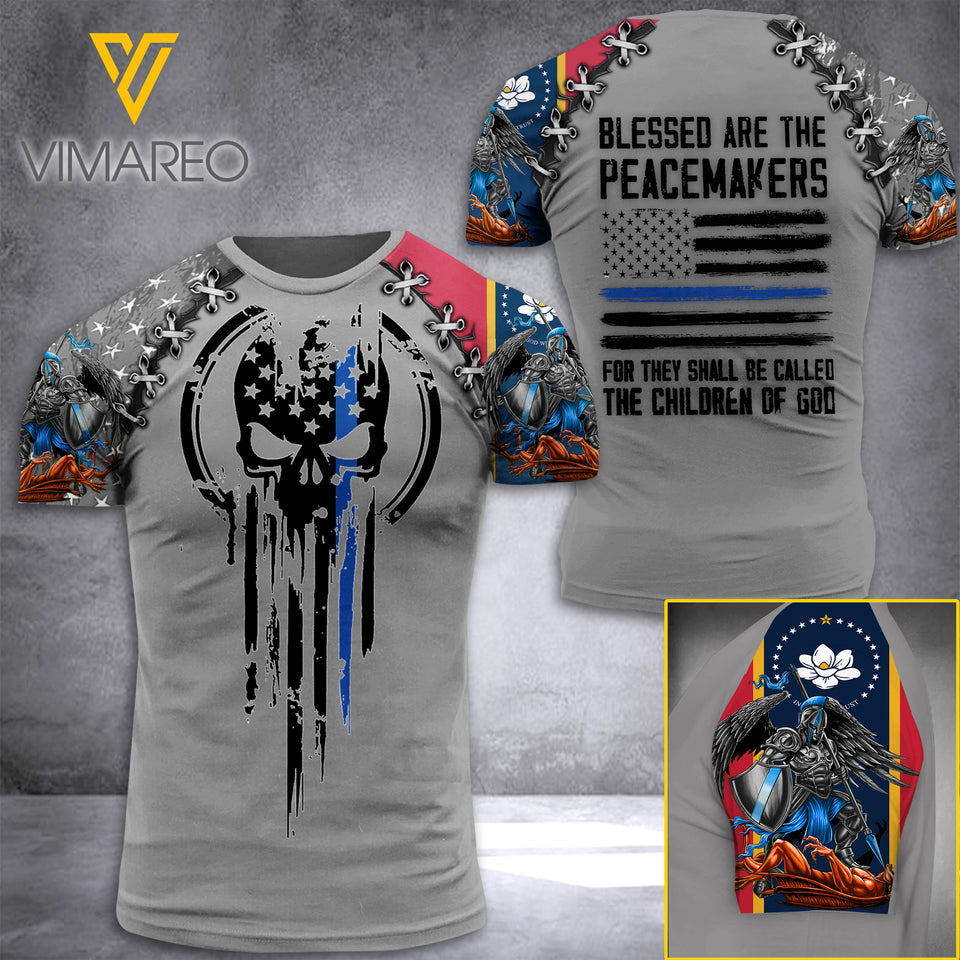 MISSISSIPPI PEACEMAKERS TSHIRT 3D PRINTED JUL-NL29