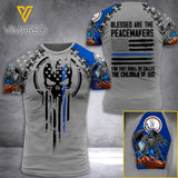 VIRGINIA PEACEMAKERS TSHIRT 3D PRINTED JUL-NL29