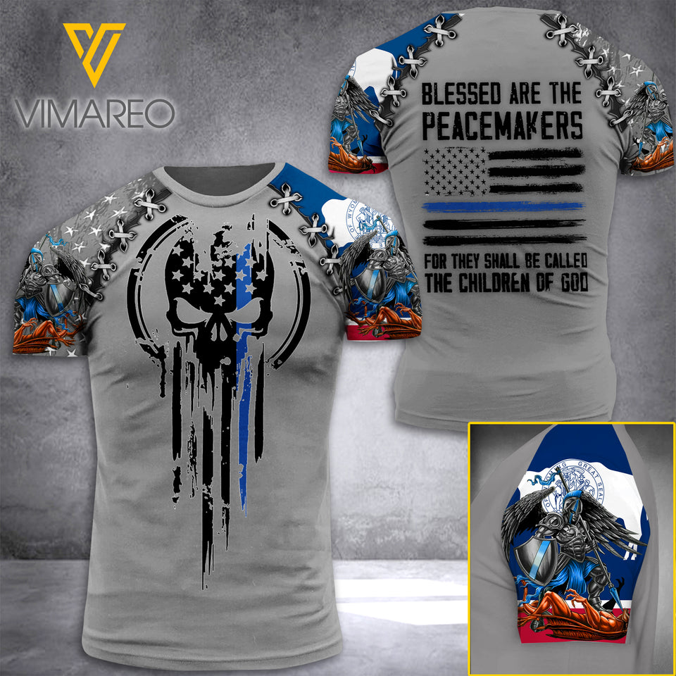 WYOMING PEACEMAKERS TSHIRT 3D PRINTED JUL-NL29