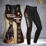 DOBERMAN DOG TANK+LEGGING 3D PRINTED