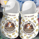 GET IN LOSER CORGI DOG CLOG SLIPPER SHOES RUBBER BOTTOM