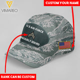US ARI FORCE CUSTOMIZE PEAKED CAP 3D LC
