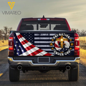 VMVH One Nation Under God Truck Tailgate Decal 1003 TMA