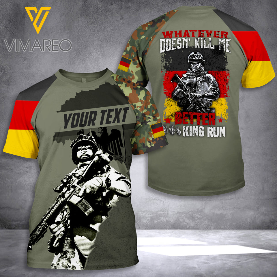 Customized German Soldier 3D Printed Combat Shirt EZNMQ110621