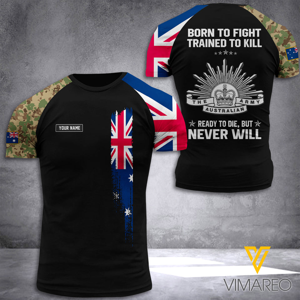 Customized Australian Soldier 3D Printed Combat Shirt EZLN1407
