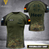 Customized German soldier 3D Printed Combat Shirt EZMQ1604