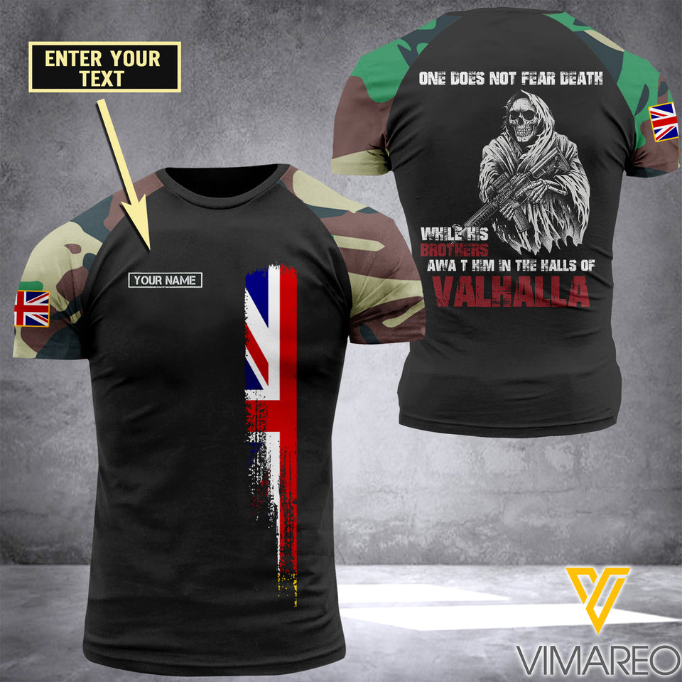 Customized British Soldier 3D Printed Combat Shirt EZMQ154