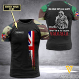 Customized British Soldier 3D Printed Combat Shirt EZMQ154