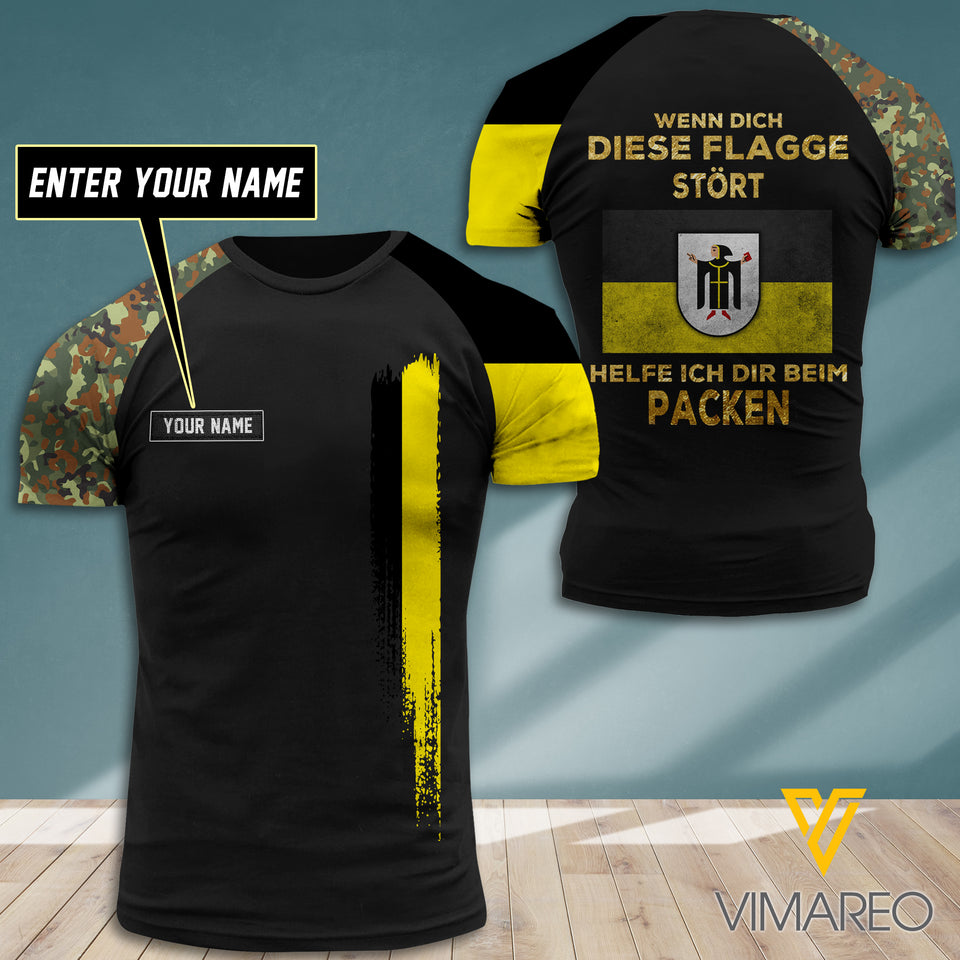 Customized Munich Veteran 3D Printed Shirt EZMQ0607