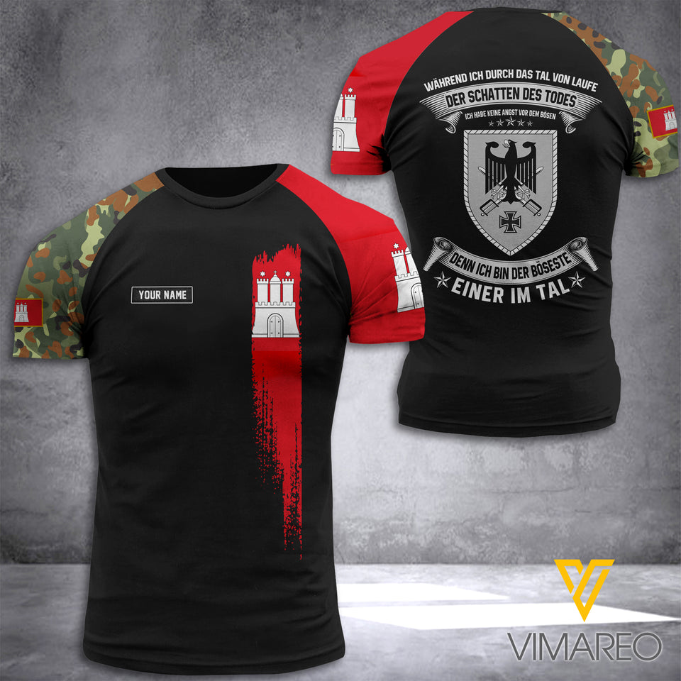 Customized Hamburg Soldier 3D Printed Combat Shirt EZMQ1407