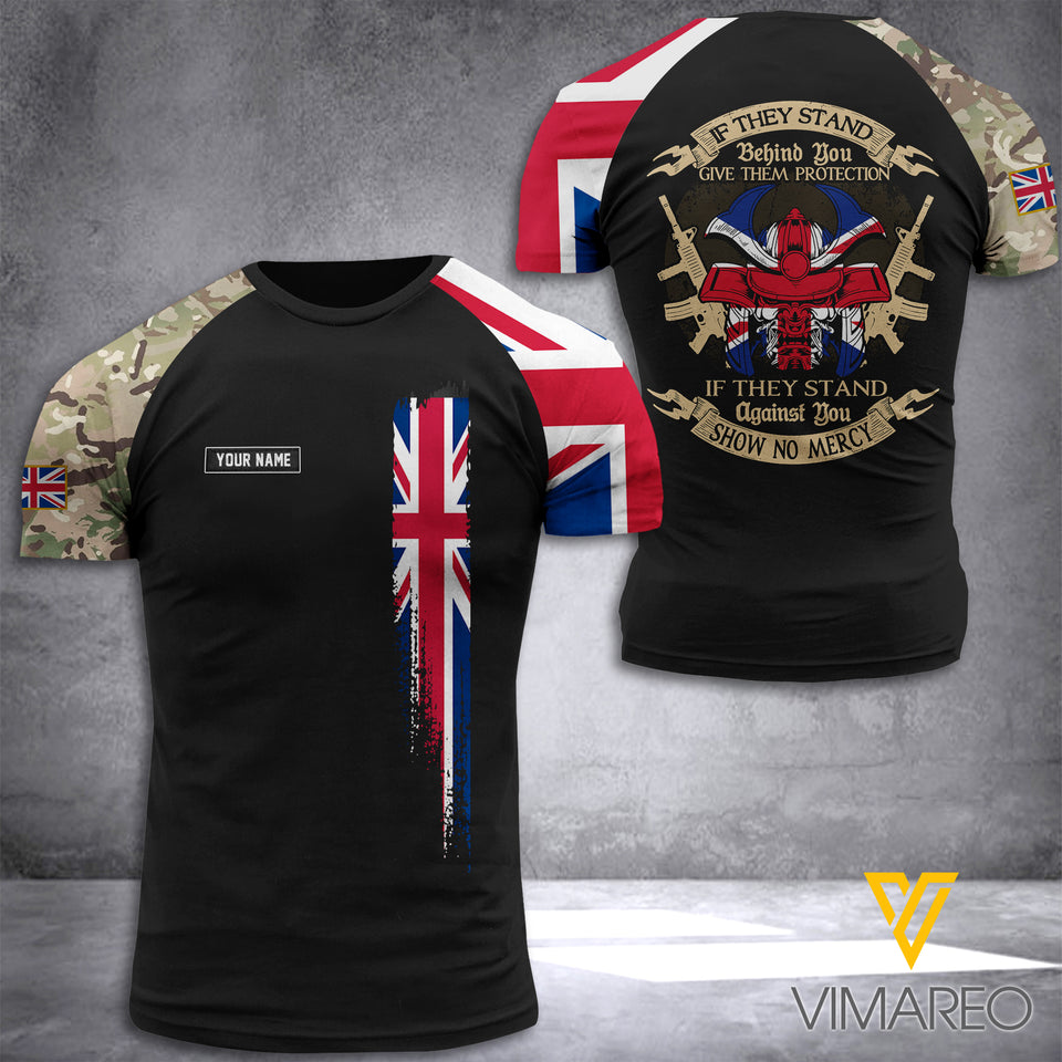 Customized British Soldier 3D Printed Shirt EZMQ1507