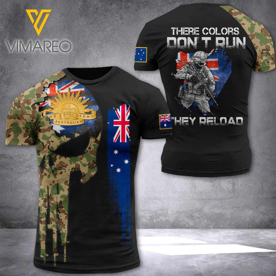 AUSTRALIA CAMO TSHIRT 3D PRINTED ZM