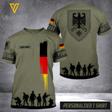 Customized German Soldier 3D Printed Combat Shirt EZMQ0807