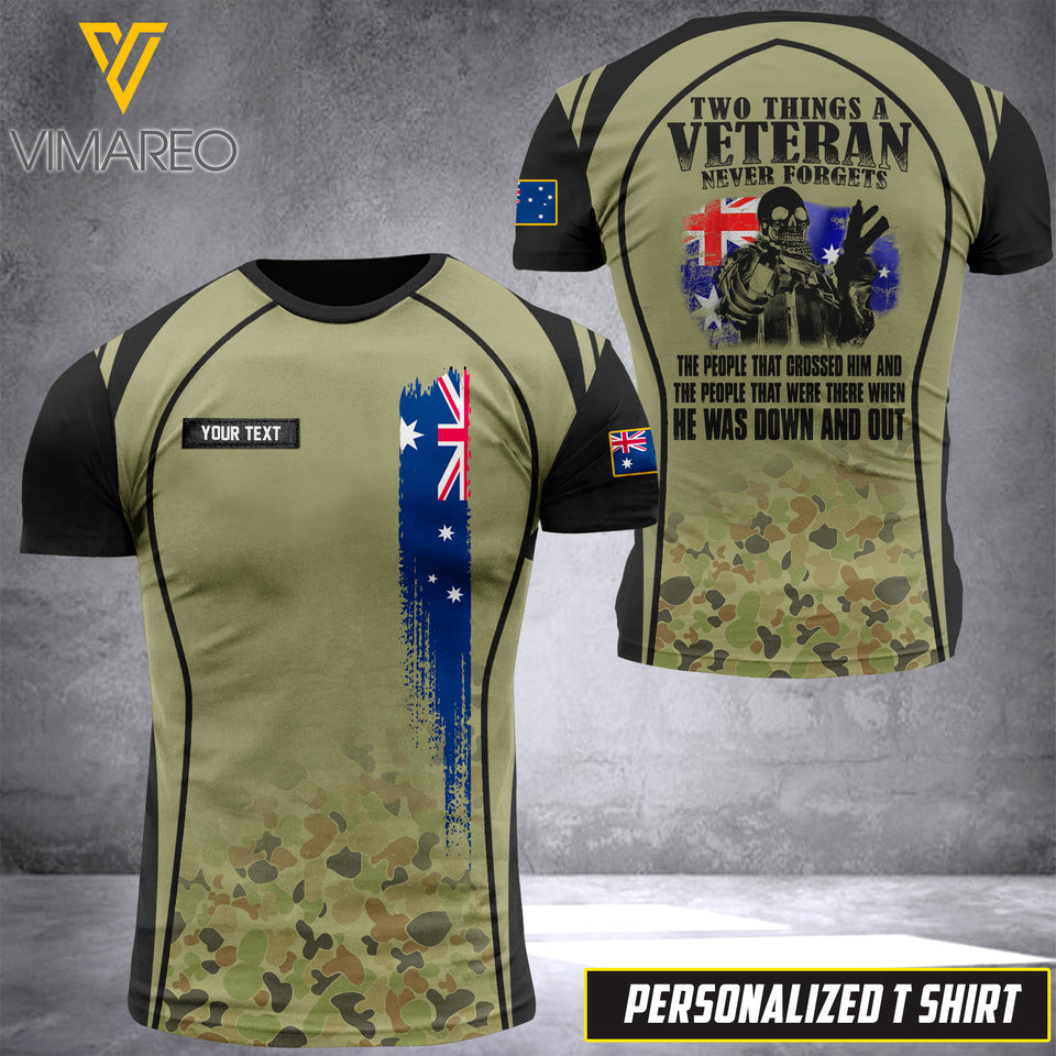 Customized Australian Soldier 3D Printed Combat Shirt EZMQ020621
