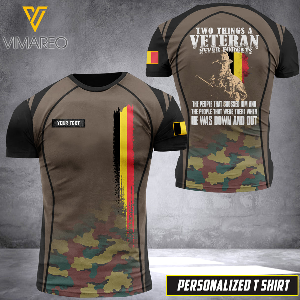 Customized Belgium Soldier 3D Printed Combat Shirt EZMQ030621