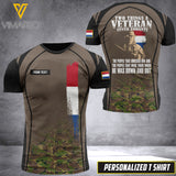 Customized Poland Soldier 3D Printed Combat Shirt EZMQ030621