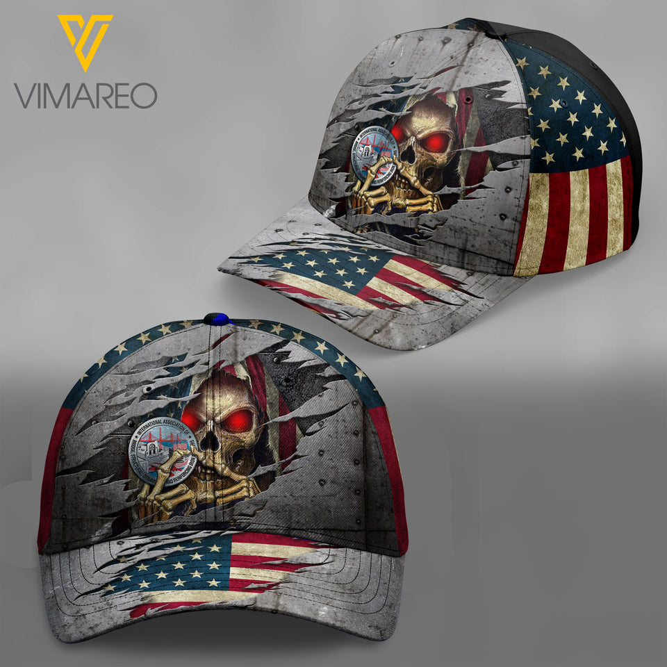 IRONWORKER Peaked cap 3D TL093 SKULL