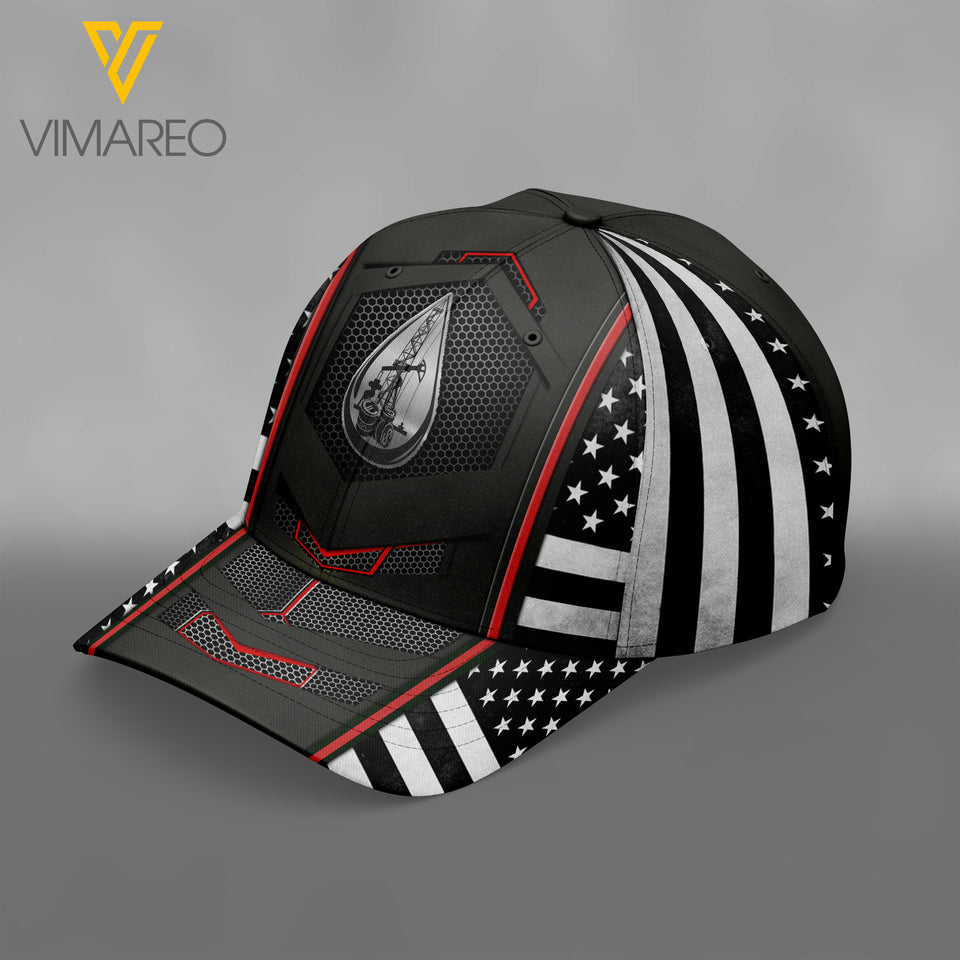 oilfield LOGO Peaked cap 3D MTP DONT STOP
