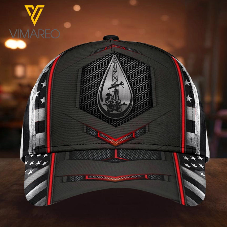 oilfield LOGO Peaked cap 3D MTP DONT STOP
