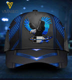 VH Texas blue thin Peaked cap 3D 0103 TMA