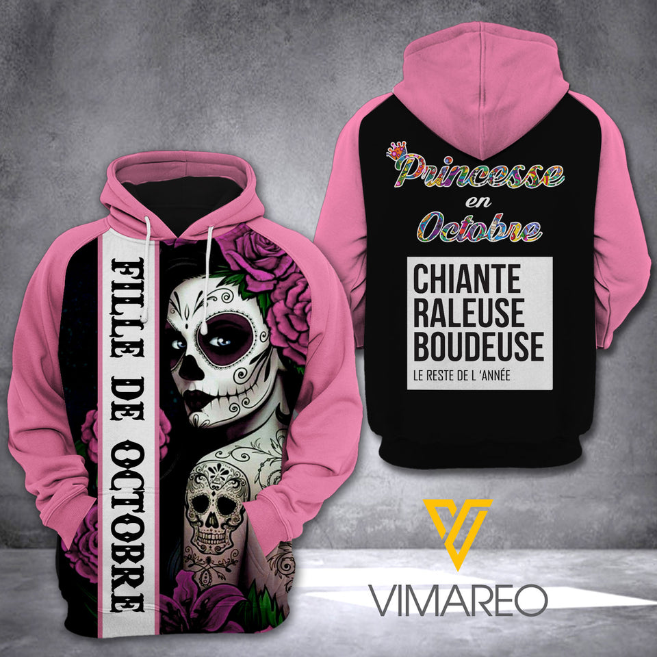 FILLE DE OCTOBRE HOODIE 3D PRINTED AUG-HQ16