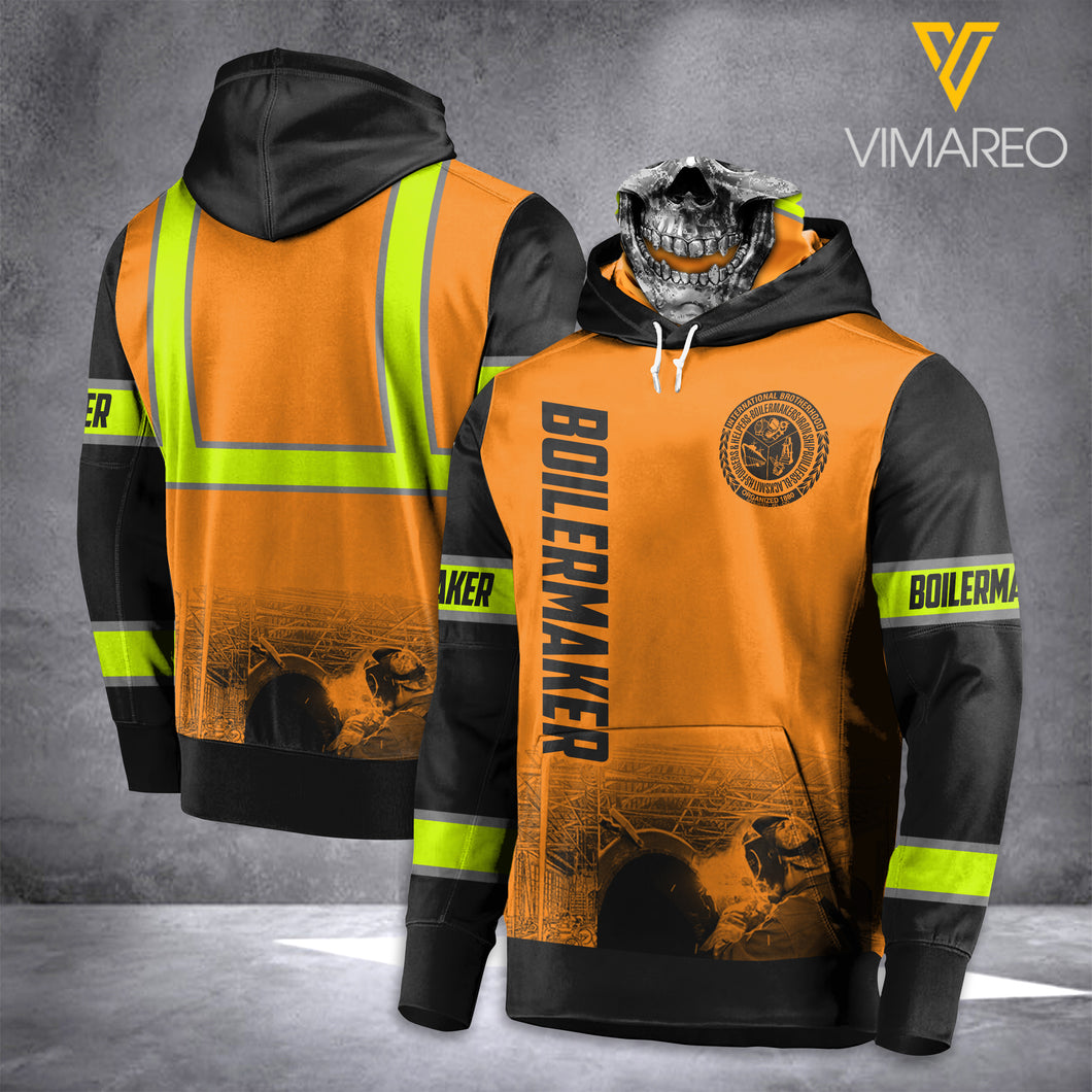 Boilermaker Mask Hoodie 3d printed dh