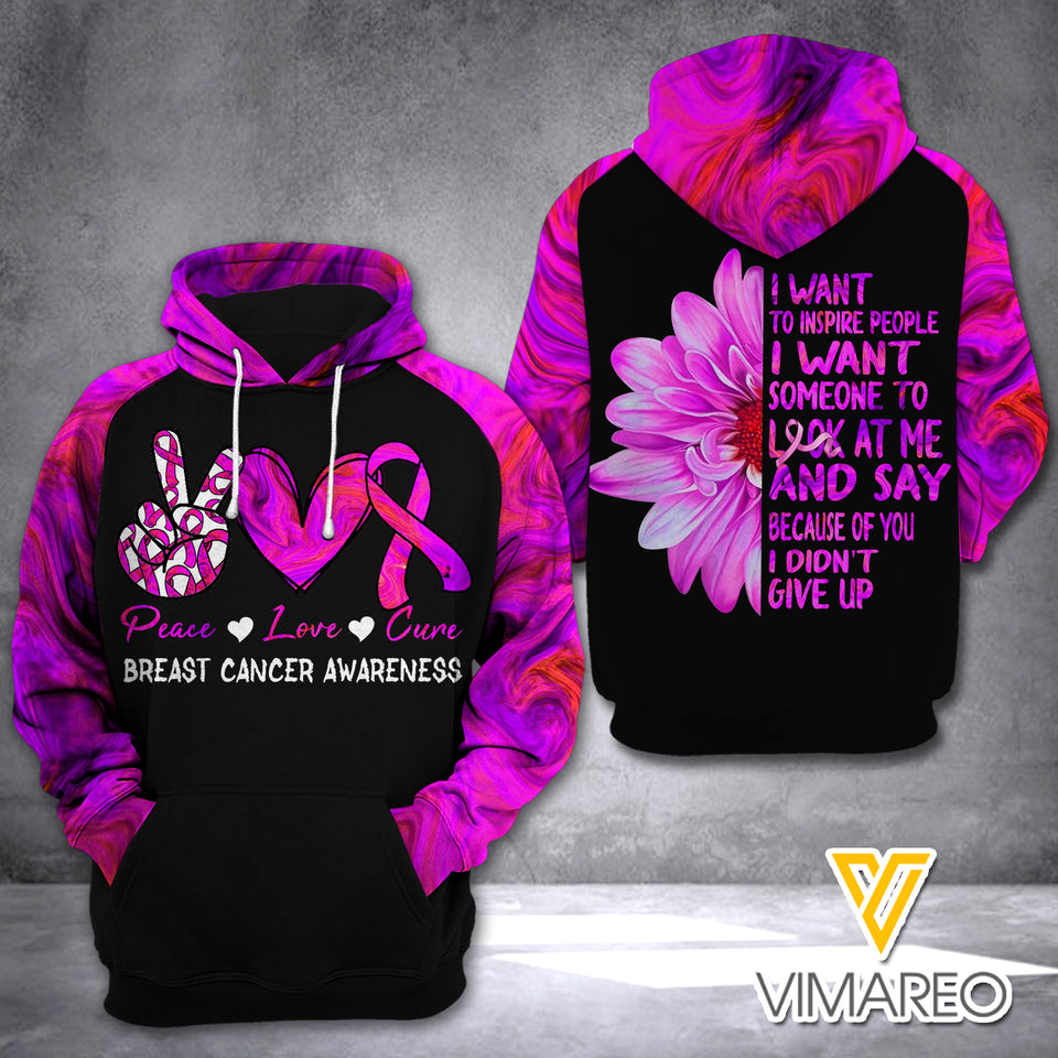 Breast Cancer Awareness Hoodie 3D Printed NEY104A
