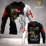 March girl- Chirst HOODIE 3D PRINTED
