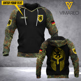 PERSONALIZED Panzerdivision in Veitshöchheim CAMO HOODIE PRINTED JUE-MA18
