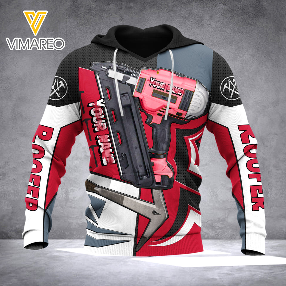 PERSONALIZED ROOFER HOODIE 3D PRINTED SEP-MA30