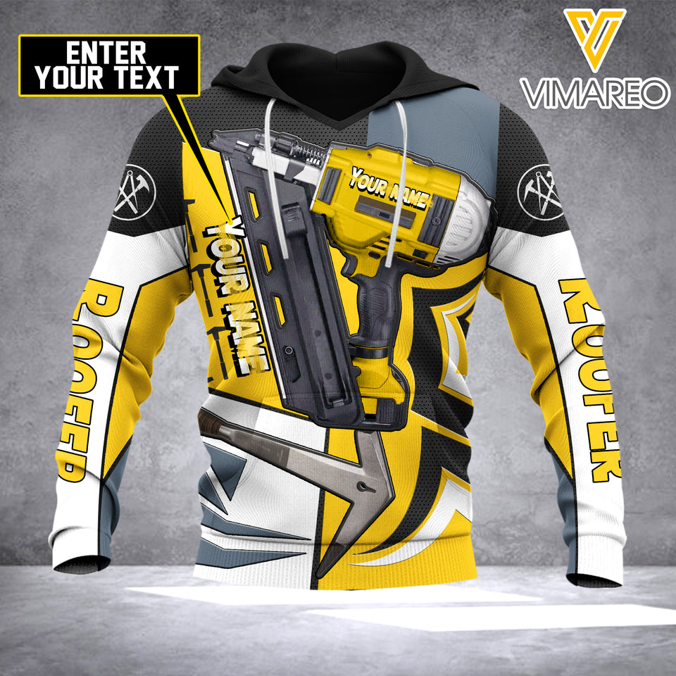 PERSONALIZED ROOFER HOODIE 3D PRINTED SEP-MA30