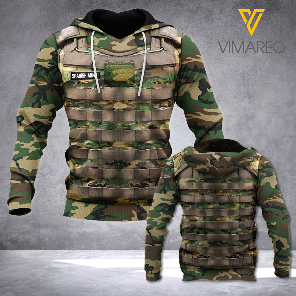 Spanish ARMY HOODIE 3D TPM CAMO