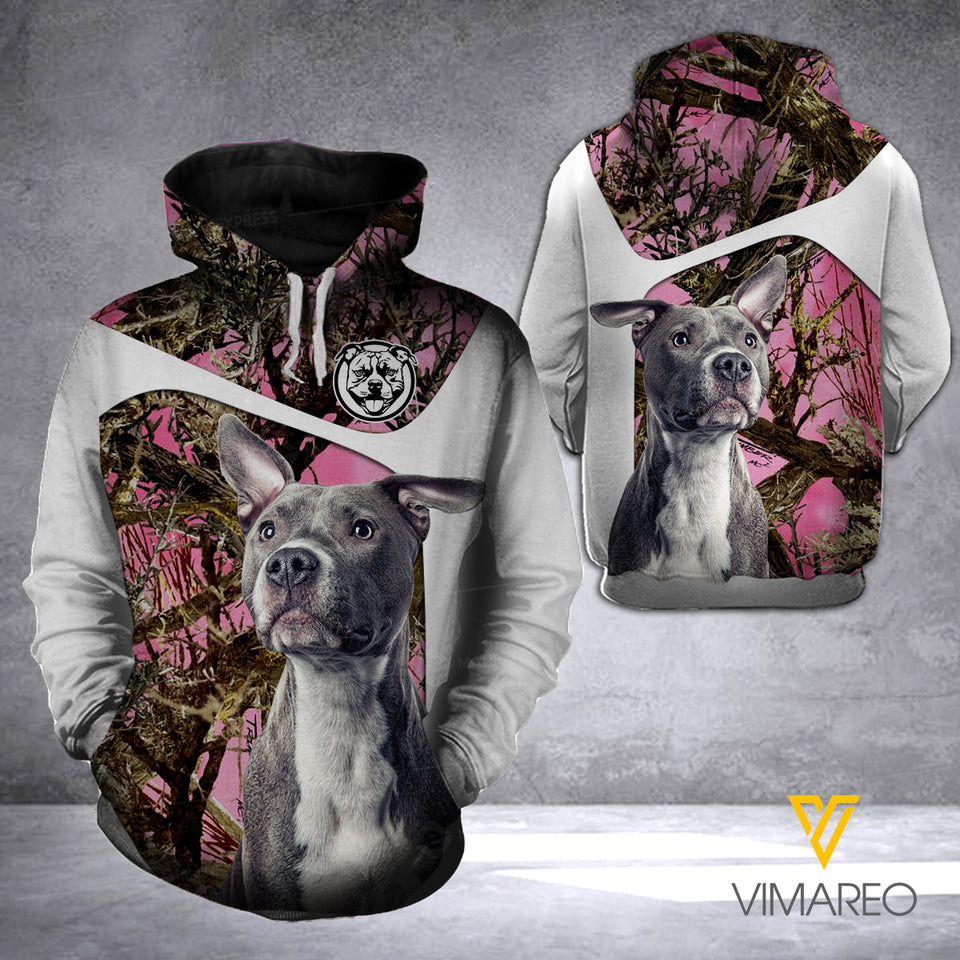 Pitbull hoodie 3d printed 010221