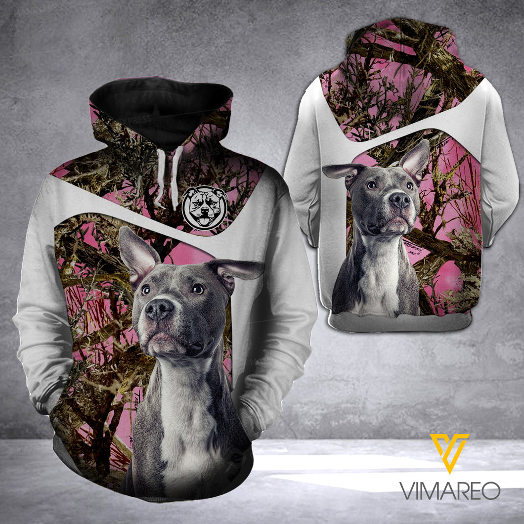 Pitbull hoodie 3d printed 010221