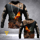 VH Rooster hoodie 3d all print 1902 TMA