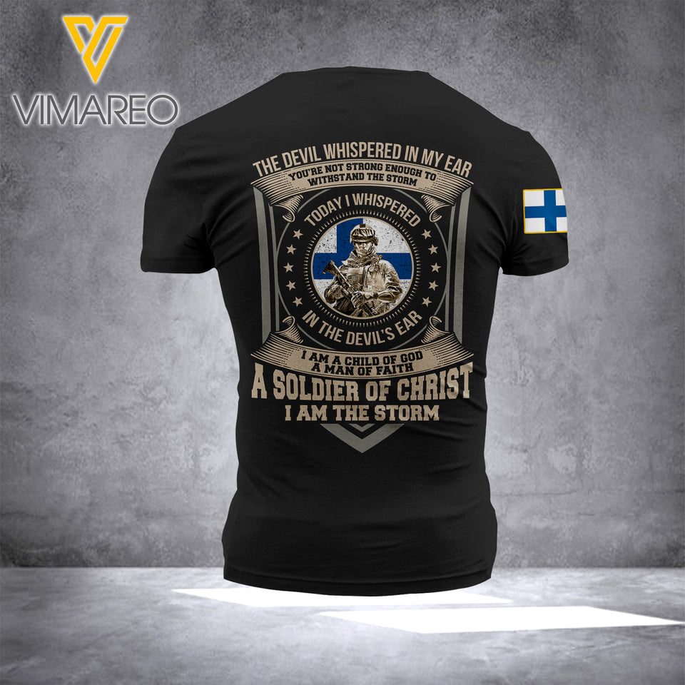 Finland soldier T SHIRT 3D ALL PRINTED 1106MQ