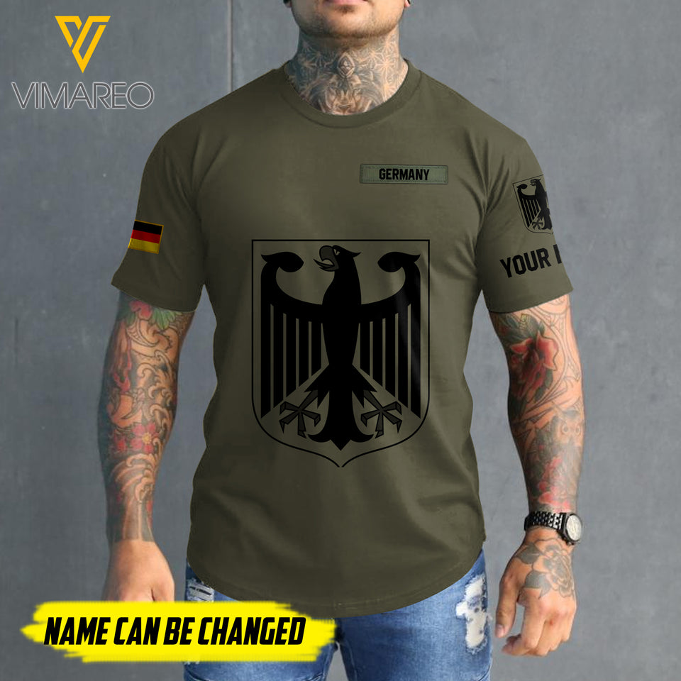 Customized GERMANY 3D PRINTED SHIRT 1607MQ