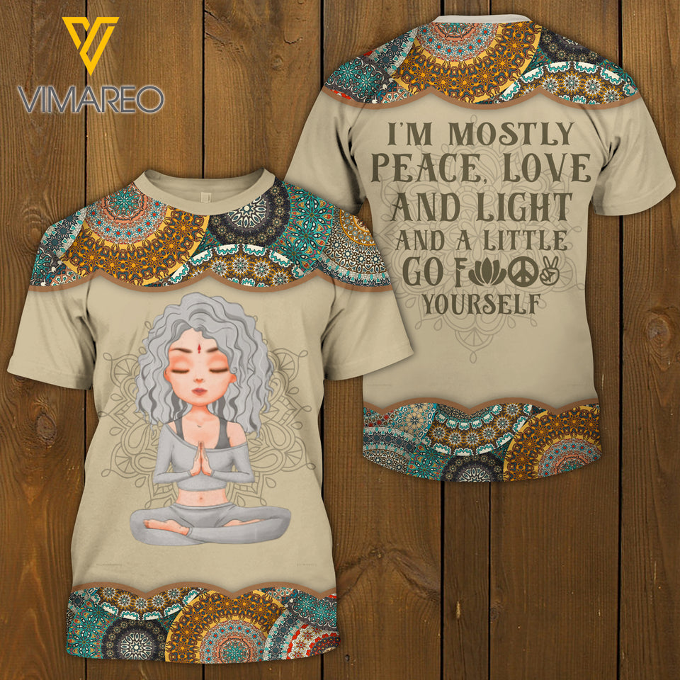 HIPPIE TSHIRT 3D PRINTED 1509MQ
