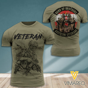 Austrian Veterans Tshirt 3D Printed AUG-MA30