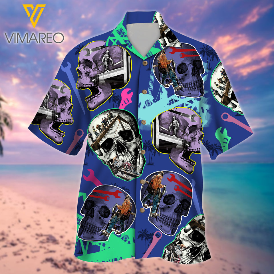 IRONWORKER 3d Printed Hawaii Shirt 1507A