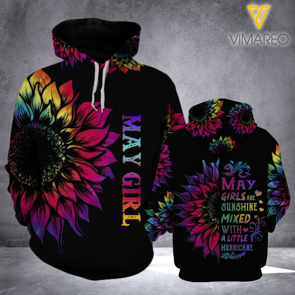 KHMD MAY GIRLS HURRICANE HOODIE 3D PRINTED