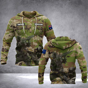 Australian army Art combat personalized HOODIE 3D PRINTED