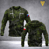 Czech army Art combat personalized HOODIE 3D PRINTED