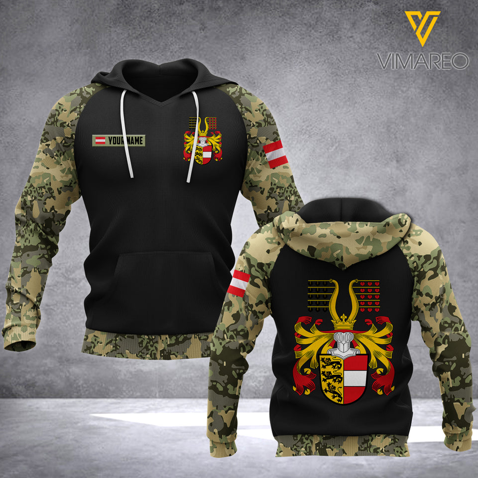 PERSONALIZED Kärnten CAMO HOODIE PRINTED JUE-MD17