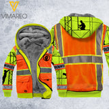 IRONWORKER ART FLEECE HOODIE 3D PRINTED NQA