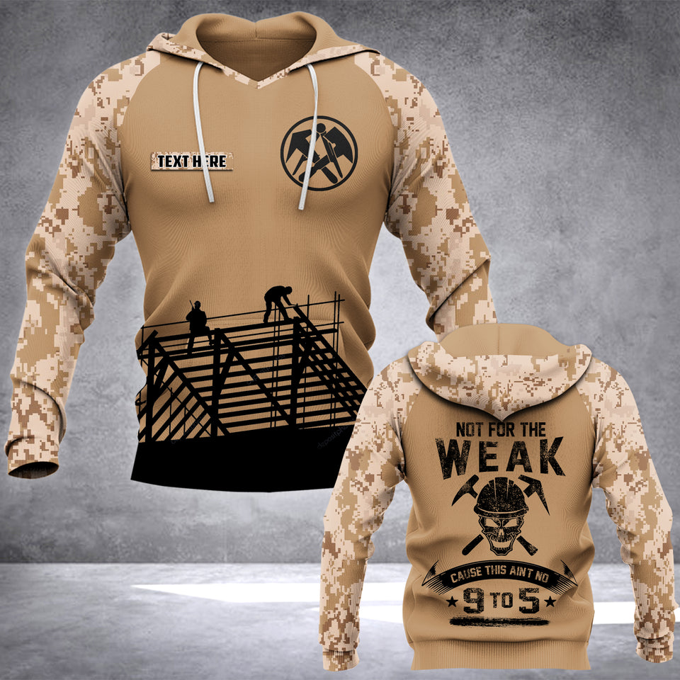 ROOFER CAMO CUSTOMIZE HOODIE 3D PRINTED