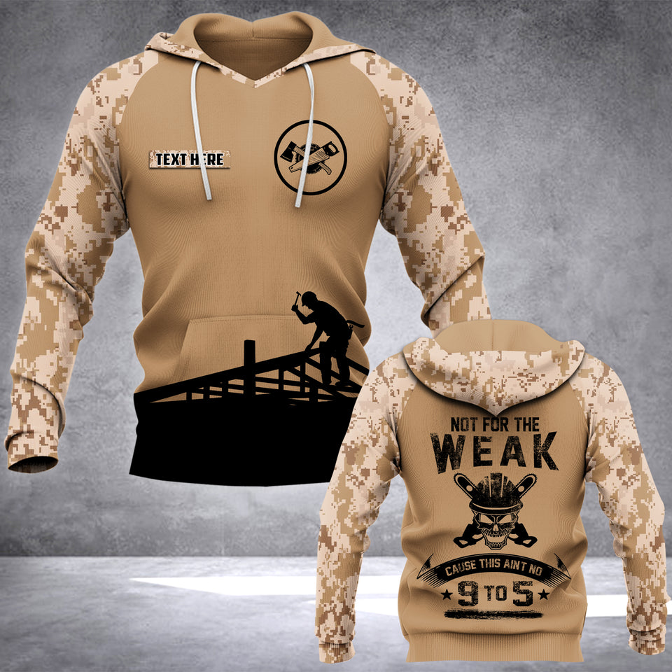 CARPENTER CAMO CUSTOMIZE HOODIE 3D PRINTED